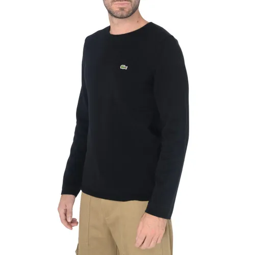 Maglione Comme Des Garçons Shirt x Lacoste nero con maxi logo