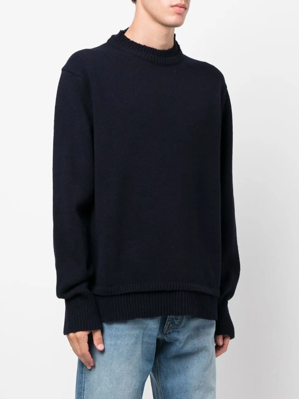 Maglione con toppe sui gomiti