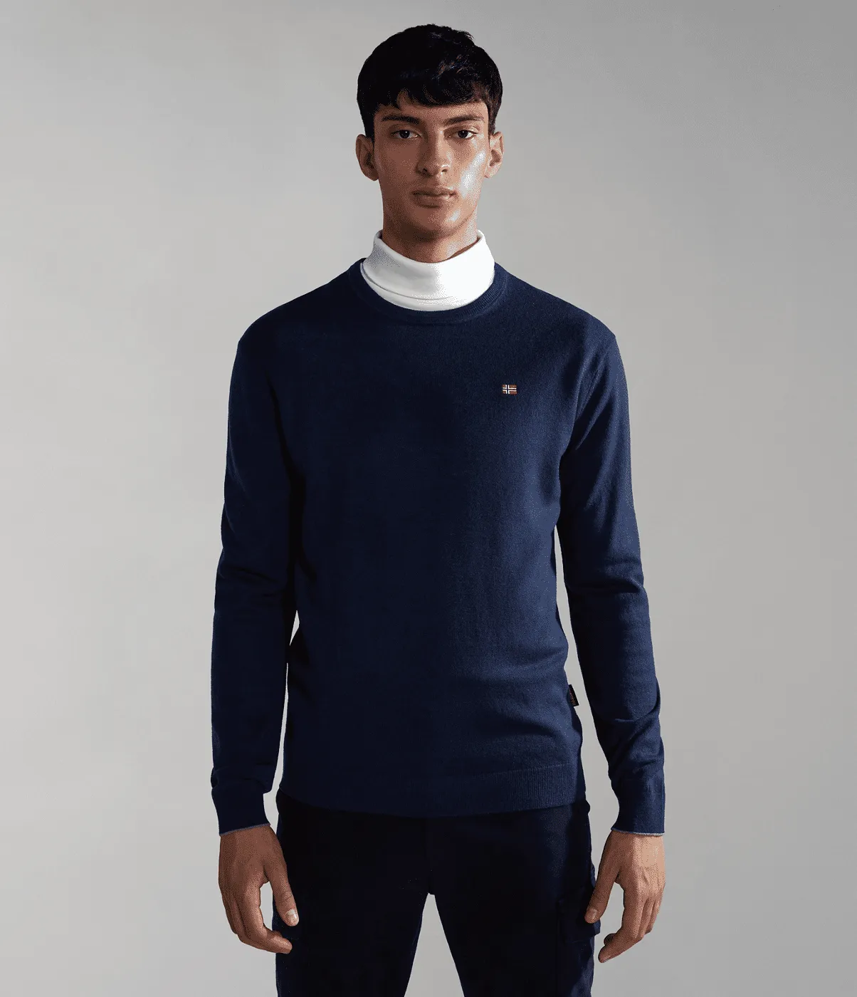 MAGLIONE DA UOMO NAPAPIJRI DAMAVAND C 4 BLU MARINE NP0A4GJU 176