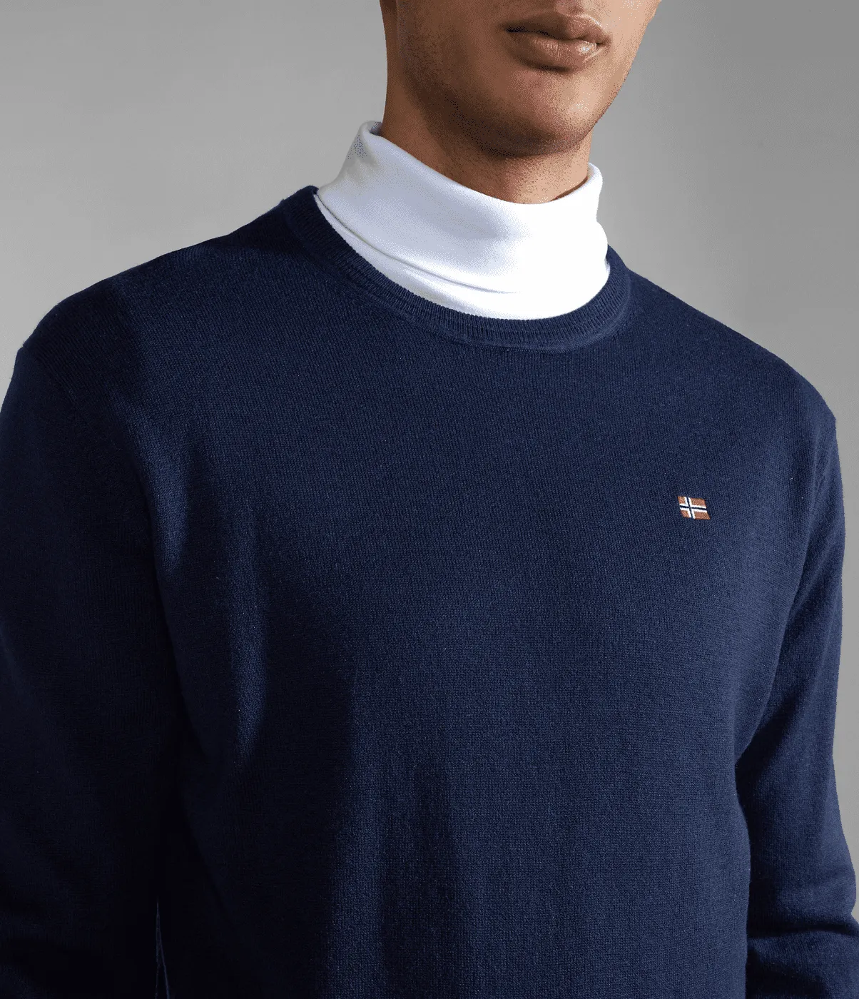 MAGLIONE DA UOMO NAPAPIJRI DAMAVAND C 4 BLU MARINE NP0A4GJU 176