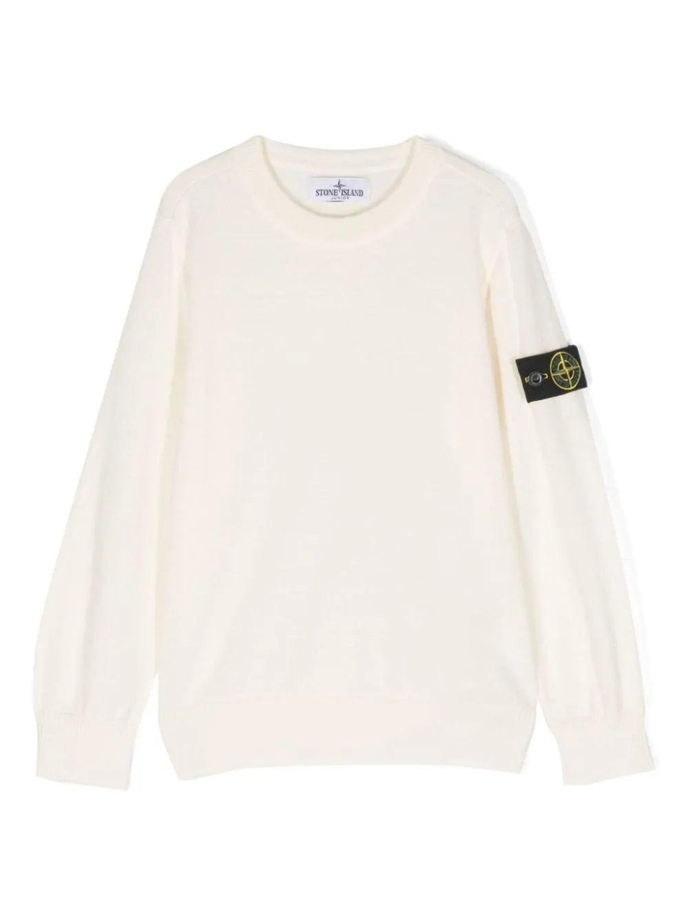 Maglione girocollo con motivo Compass