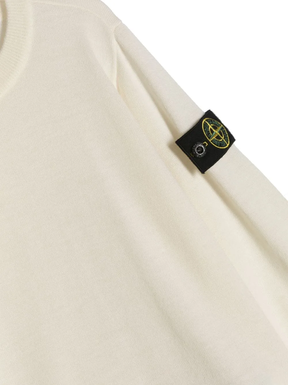 Maglione girocollo con motivo Compass