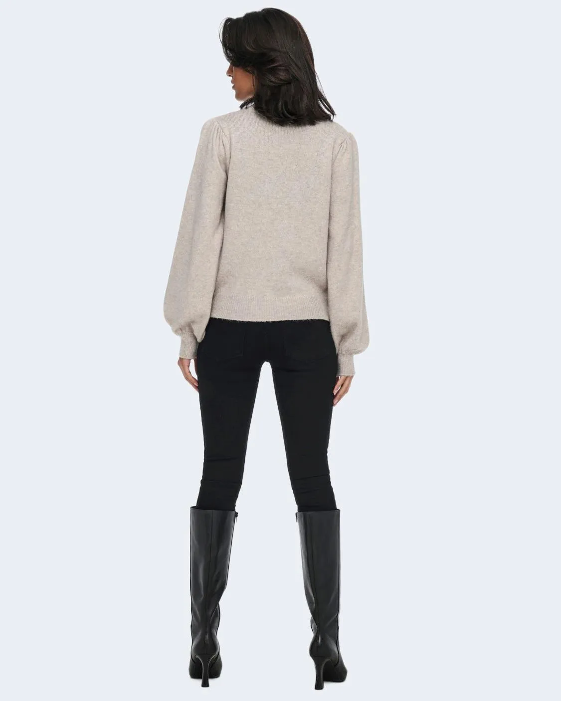 Maglione Jacqueline De Yong JDYRUE L/S PULLOVER KNT NOOS Grigio