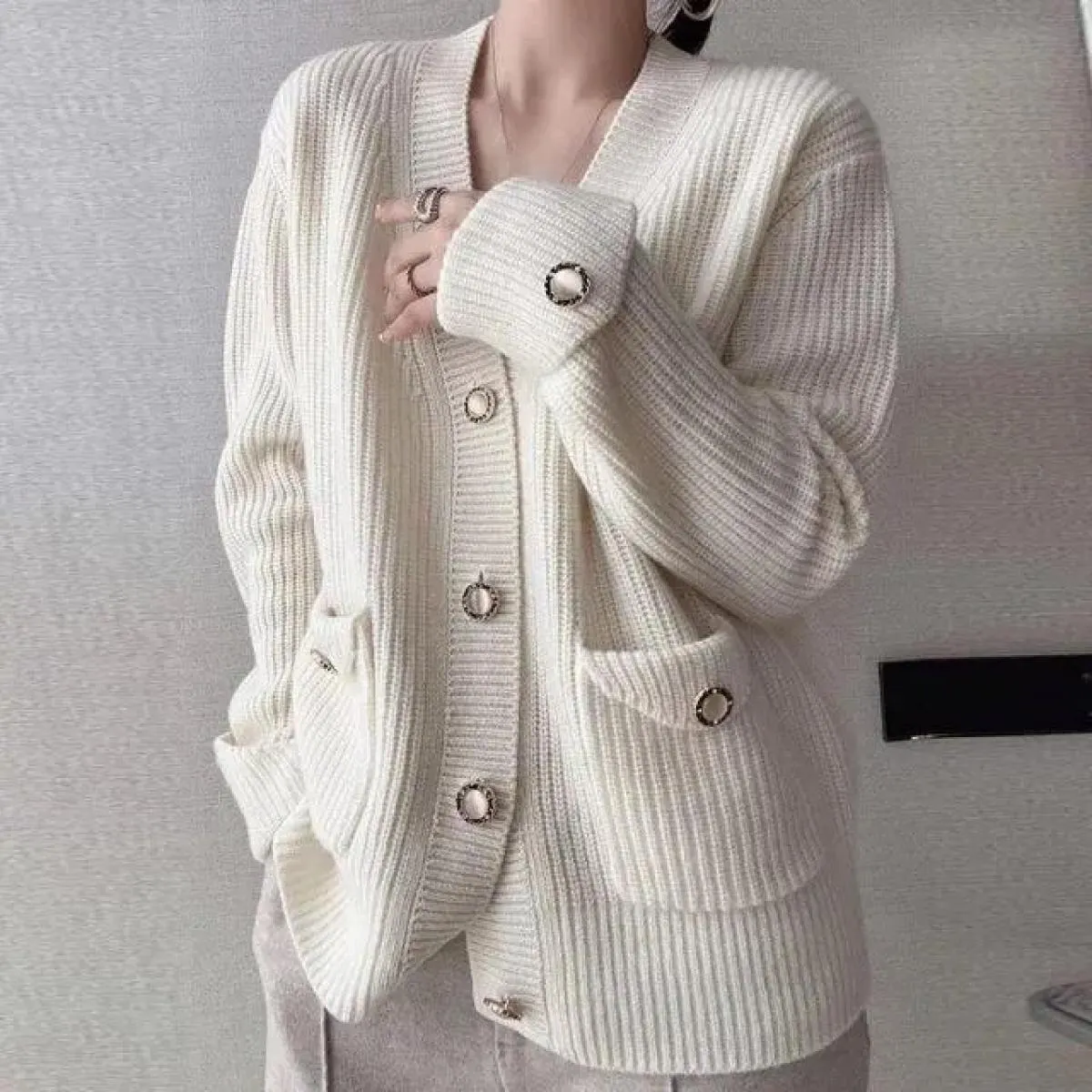 Maglioni maglione cardigan lavorato a maglia da donna nuovo autunno inverno