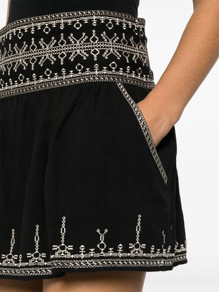 marant étoile Gonna ricamo geometrico