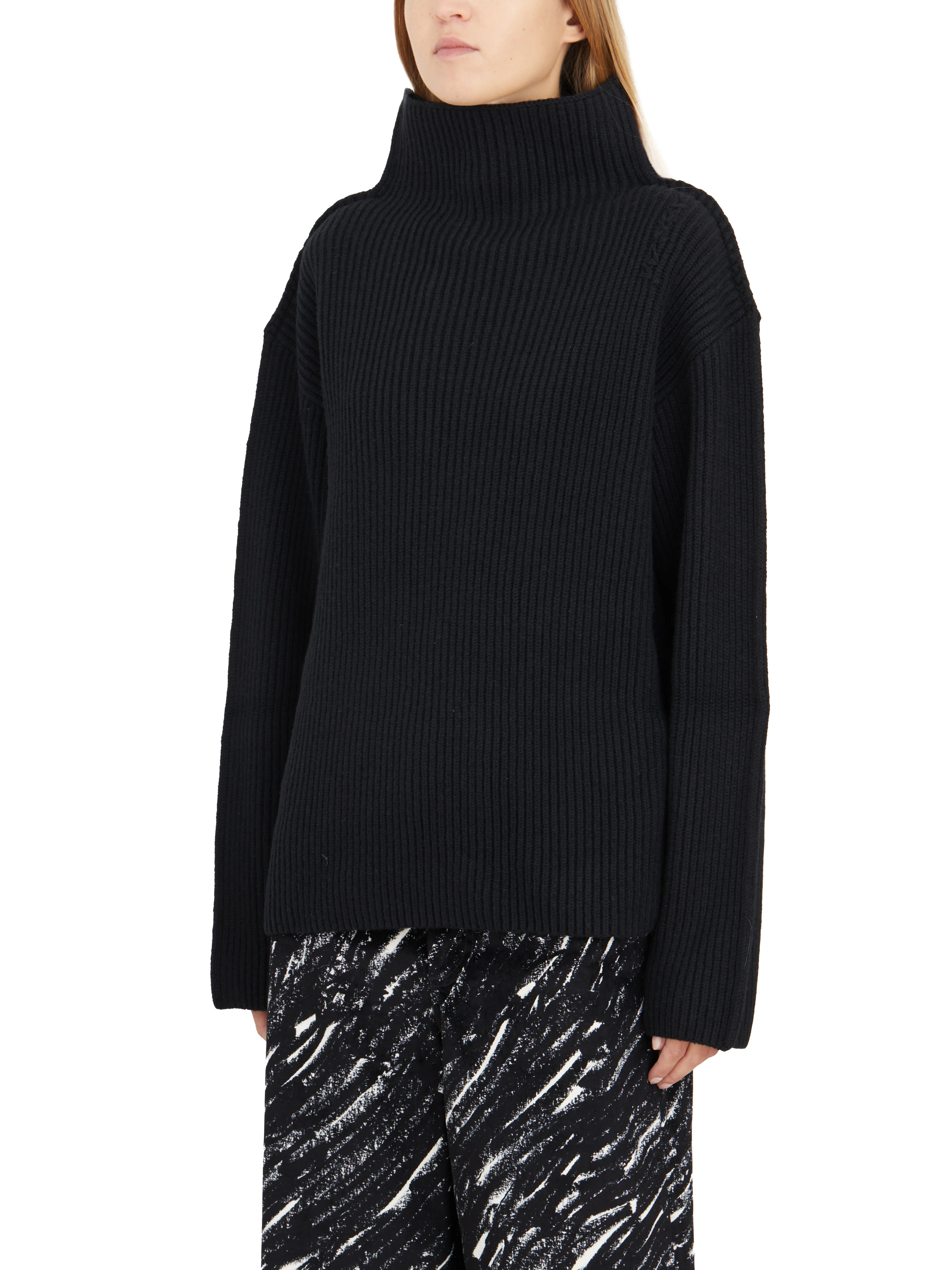 MARNI  MAGLIONE IN MOHAIR COLLO ALTO 
