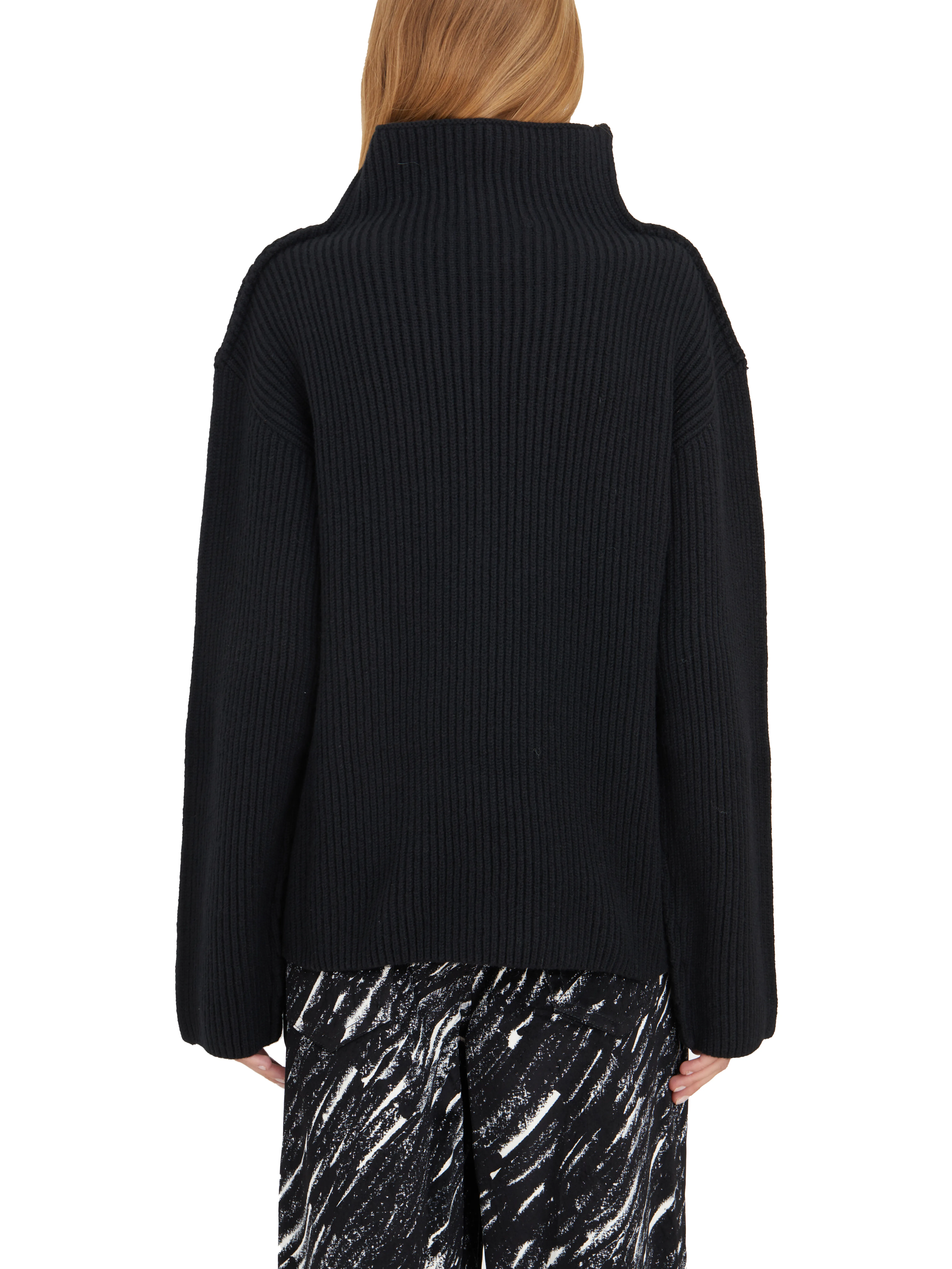 MARNI  MAGLIONE IN MOHAIR COLLO ALTO 