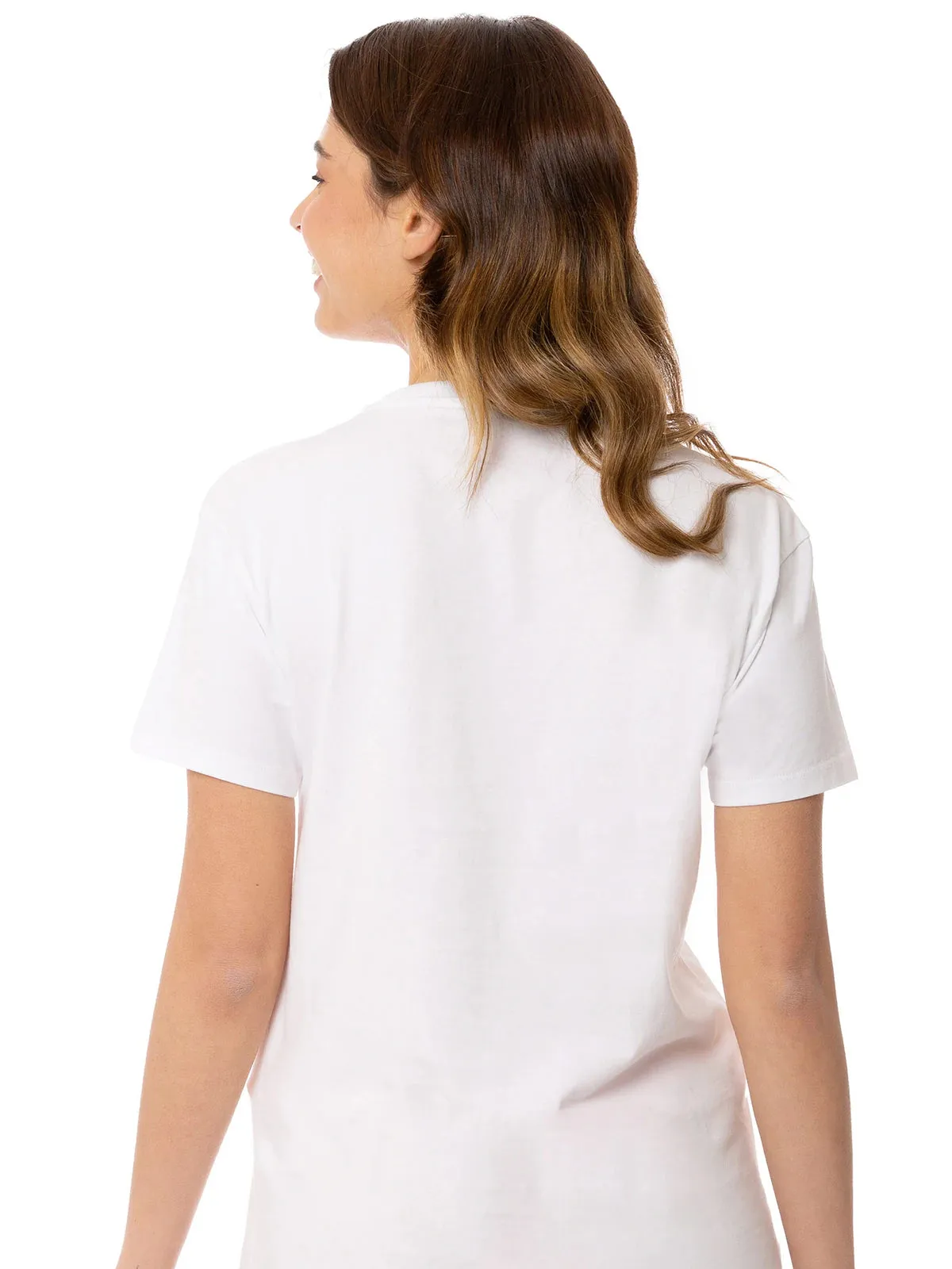Mc2 Saint Barth T-Shirt with Embroidery / White