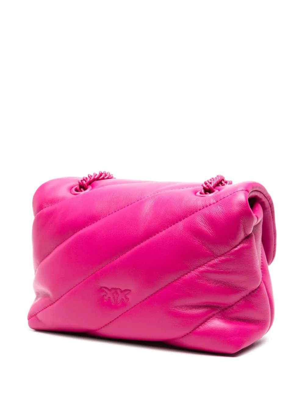 Mini Love Puff bag in Nappa / Fuchsia