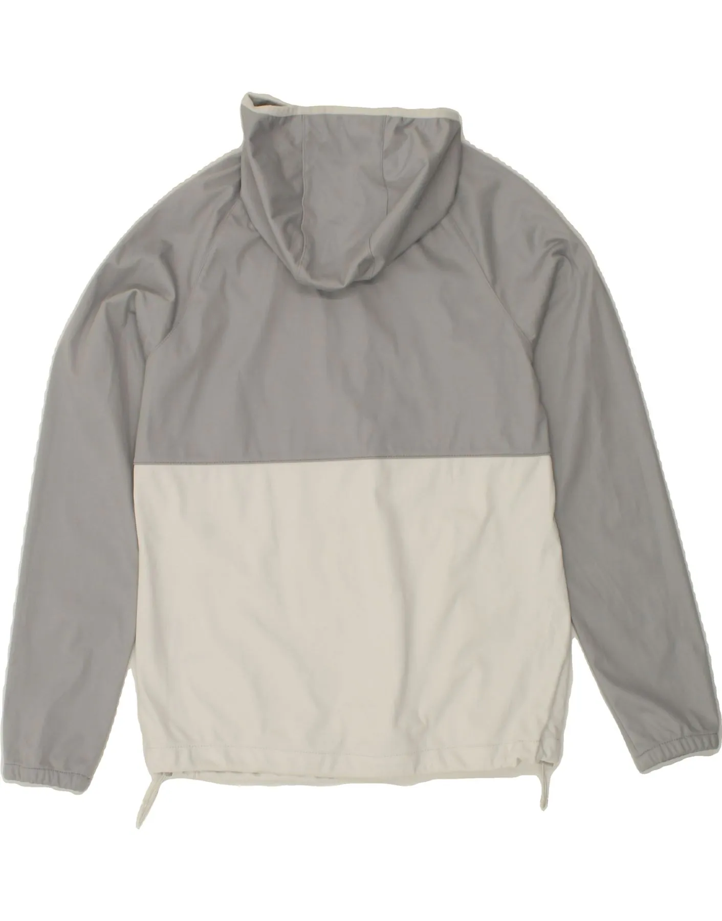 NEW BALANCE Mens Hooded Pullover Tracksuit Top Medium Grey Colourblock