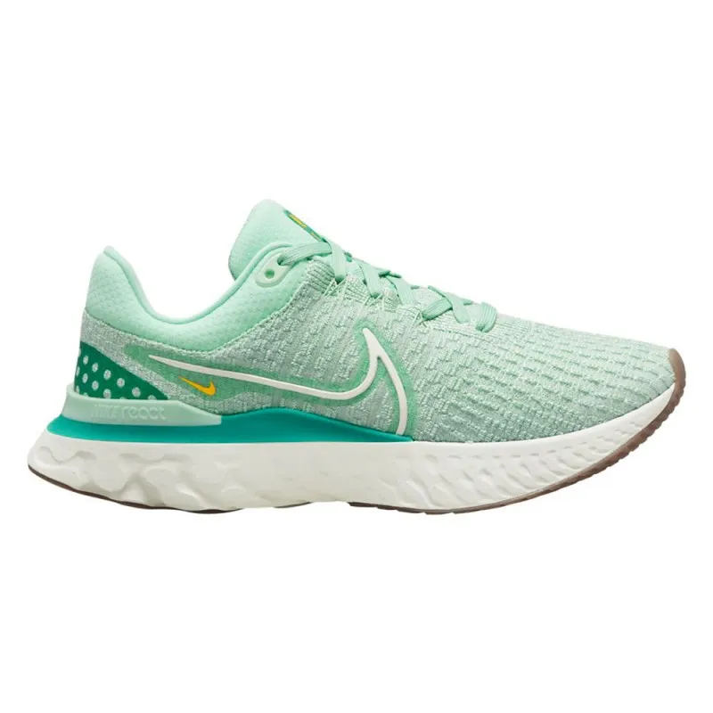 Nike React Infinity Run Flyknit 3 Verde Scarpe Running Donna