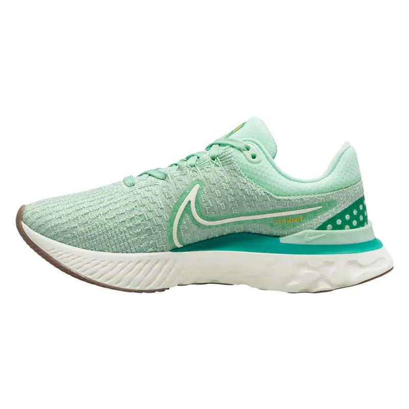 Nike React Infinity Run Flyknit 3 Verde Scarpe Running Donna