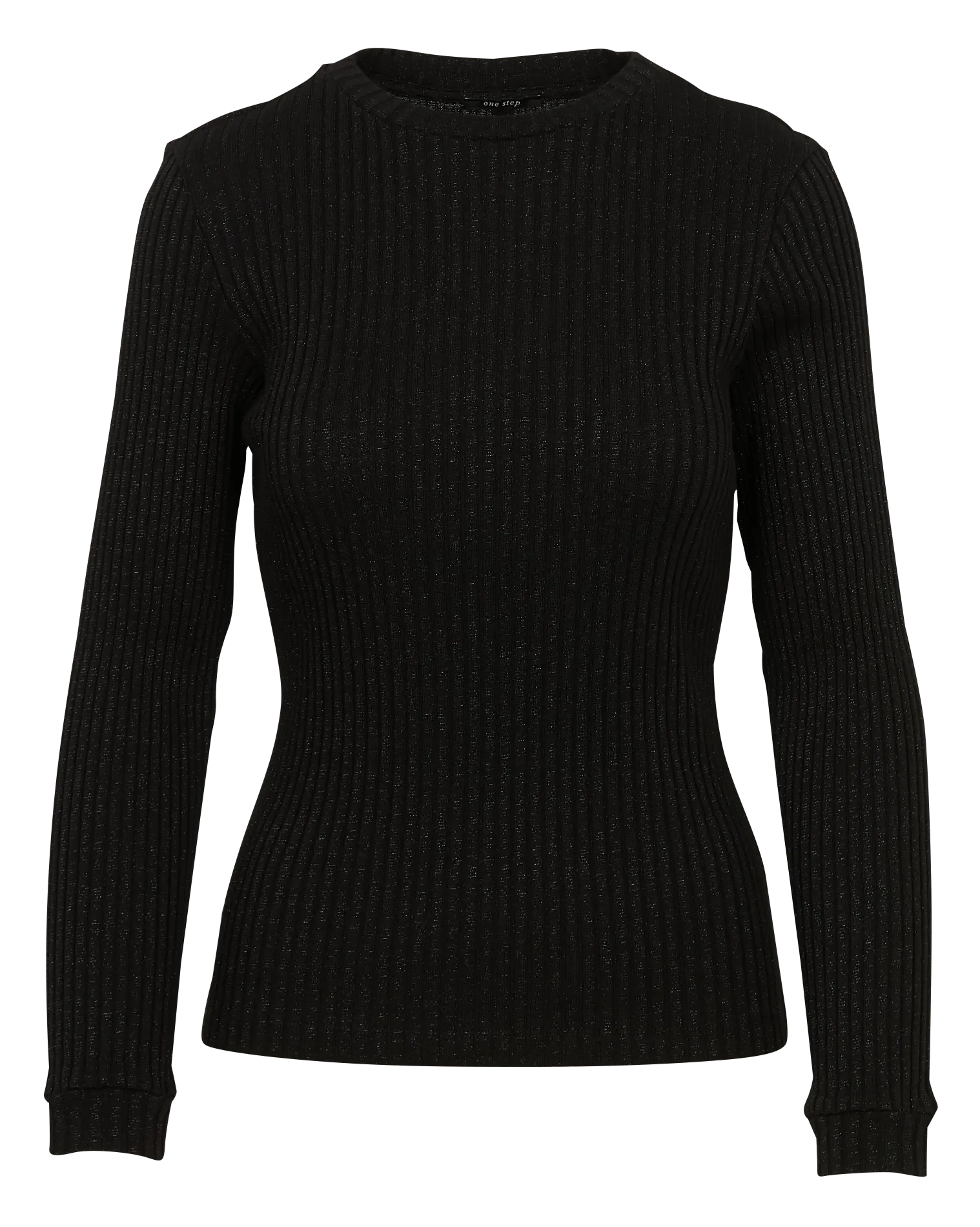  ONE STEP   MALENE - Maglione girocollo in misto cotone | Nero