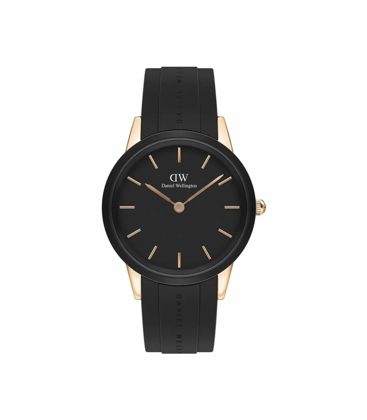 Orologio Daniel Wellington Uomo Nero Iconic Motion  Rosegold 40mm DW00100425