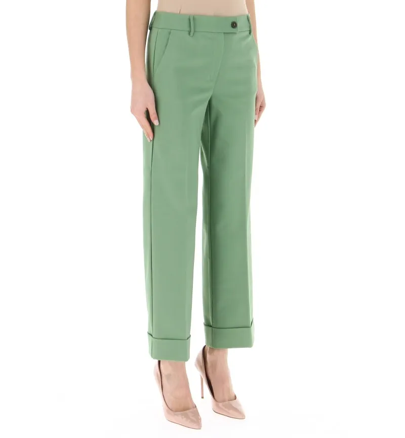 Pantalone con risvolto