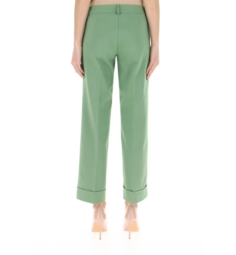 Pantalone con risvolto