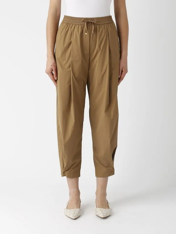Pantalone donna Herno in nylon stretch leggero Rame