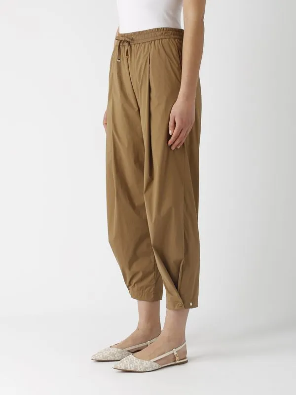 Pantalone donna Herno in nylon stretch leggero Rame