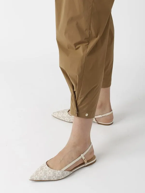 Pantalone donna Herno in nylon stretch leggero Rame