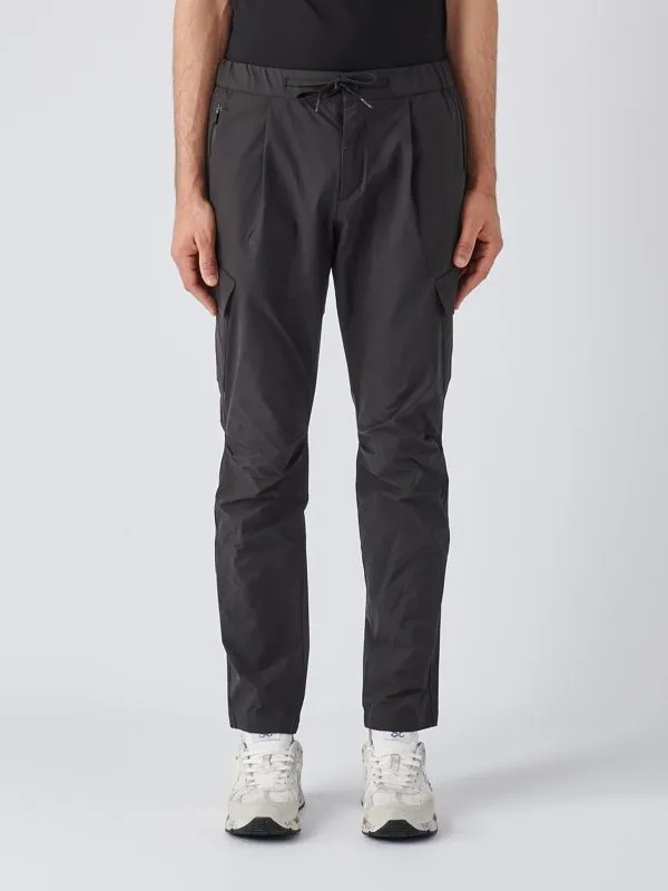 Pantalone uomo Herno Laminar cargo in nylon Nero