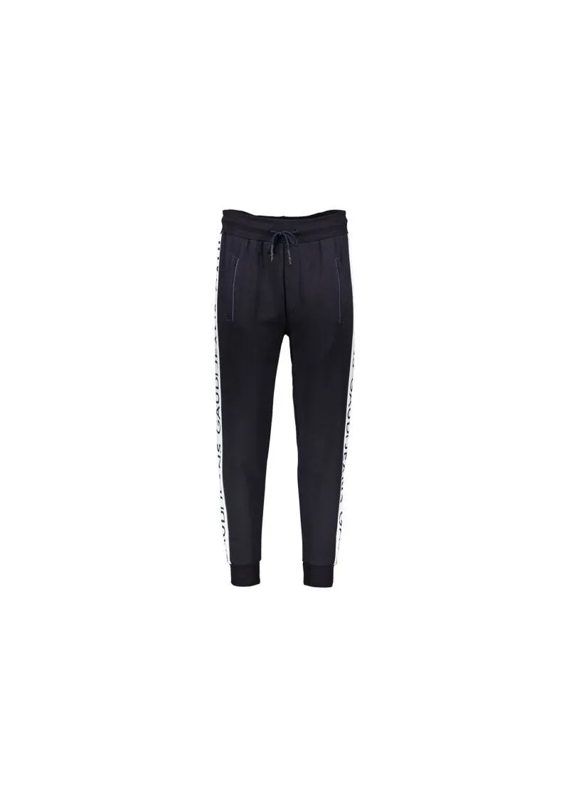 Pantaloni con banda logata