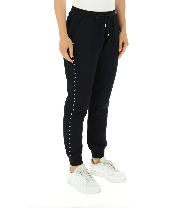 Pantaloni con strass