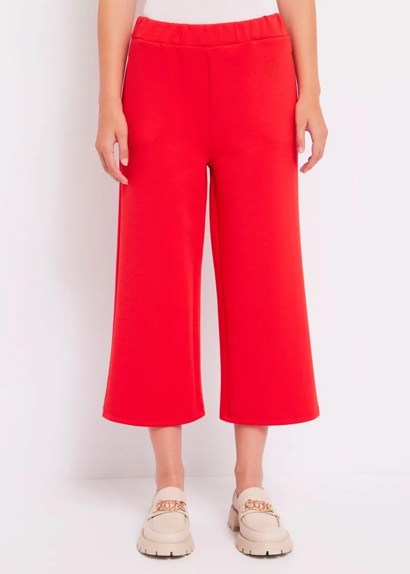 Pantaloni in scuba stretch