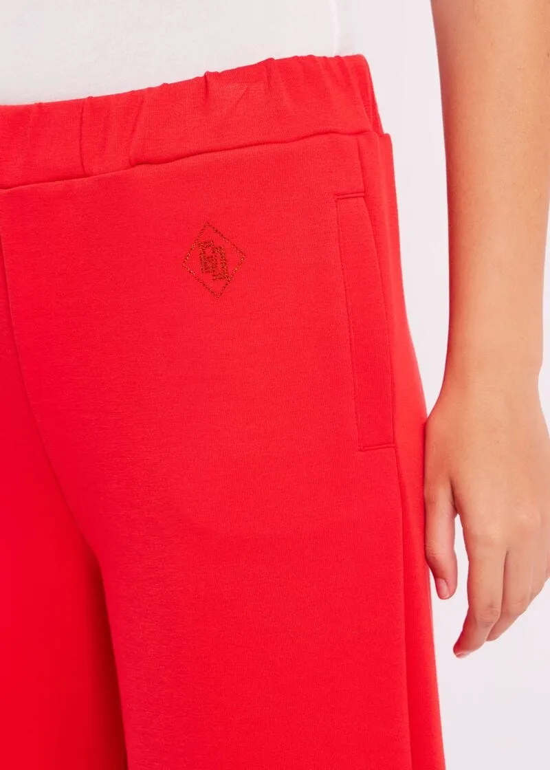 Pantaloni in scuba stretch