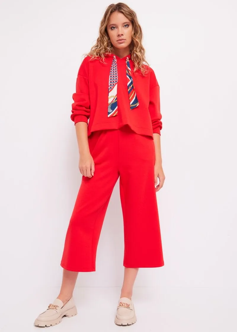 Pantaloni in scuba stretch
