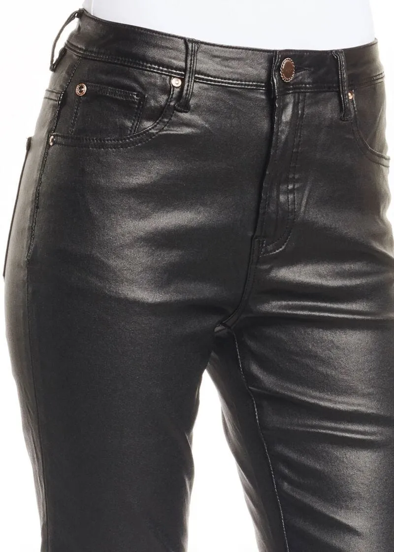 Pantaloni in simil pelle