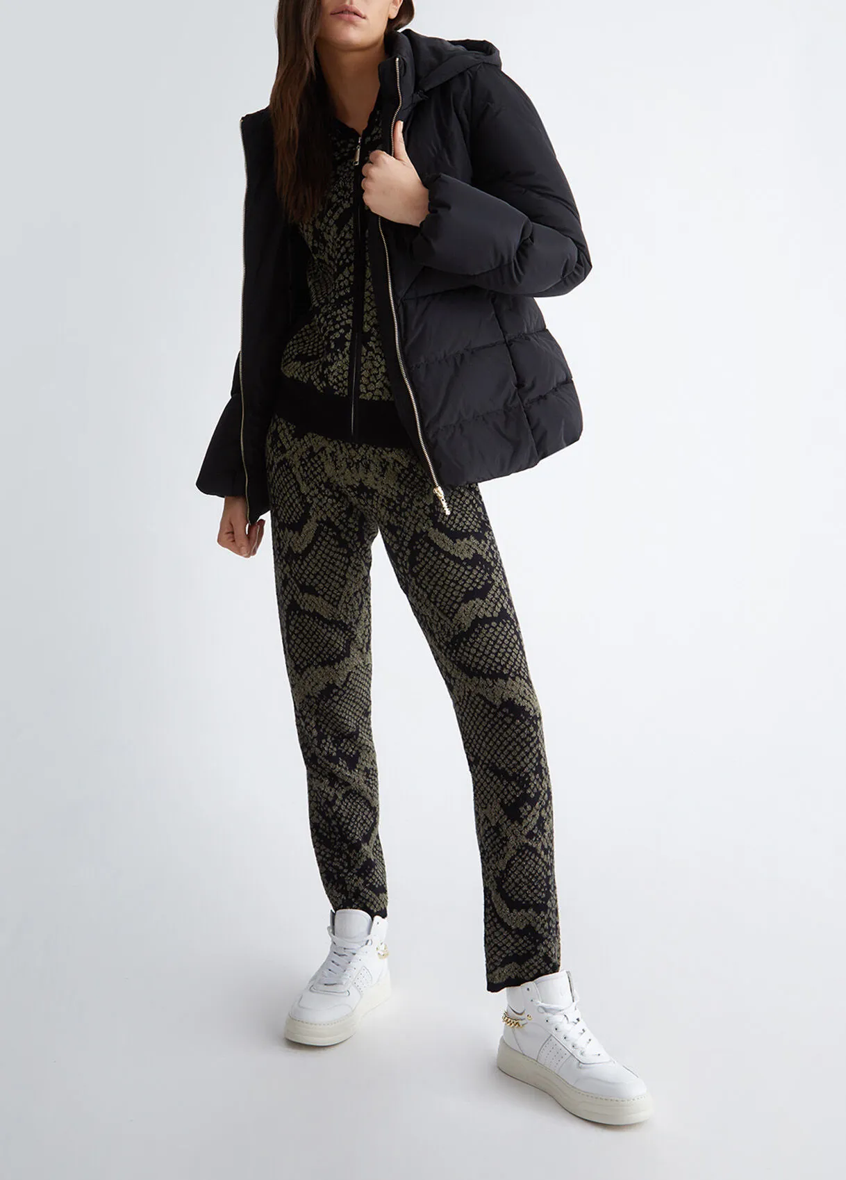 Pantaloni jacquard Liu Jo Better