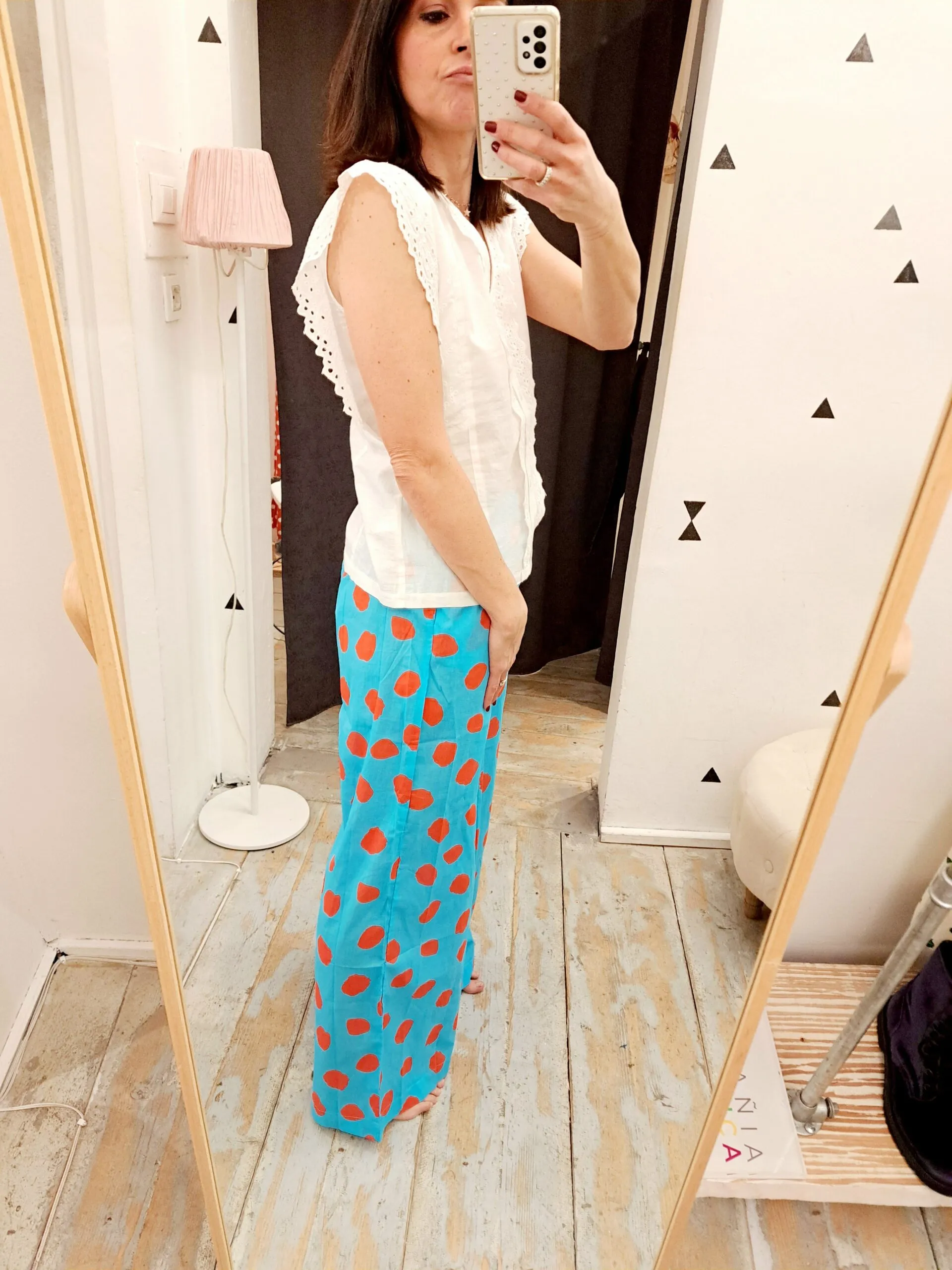Pantaloni Larghi a Pois Compania Fantastica