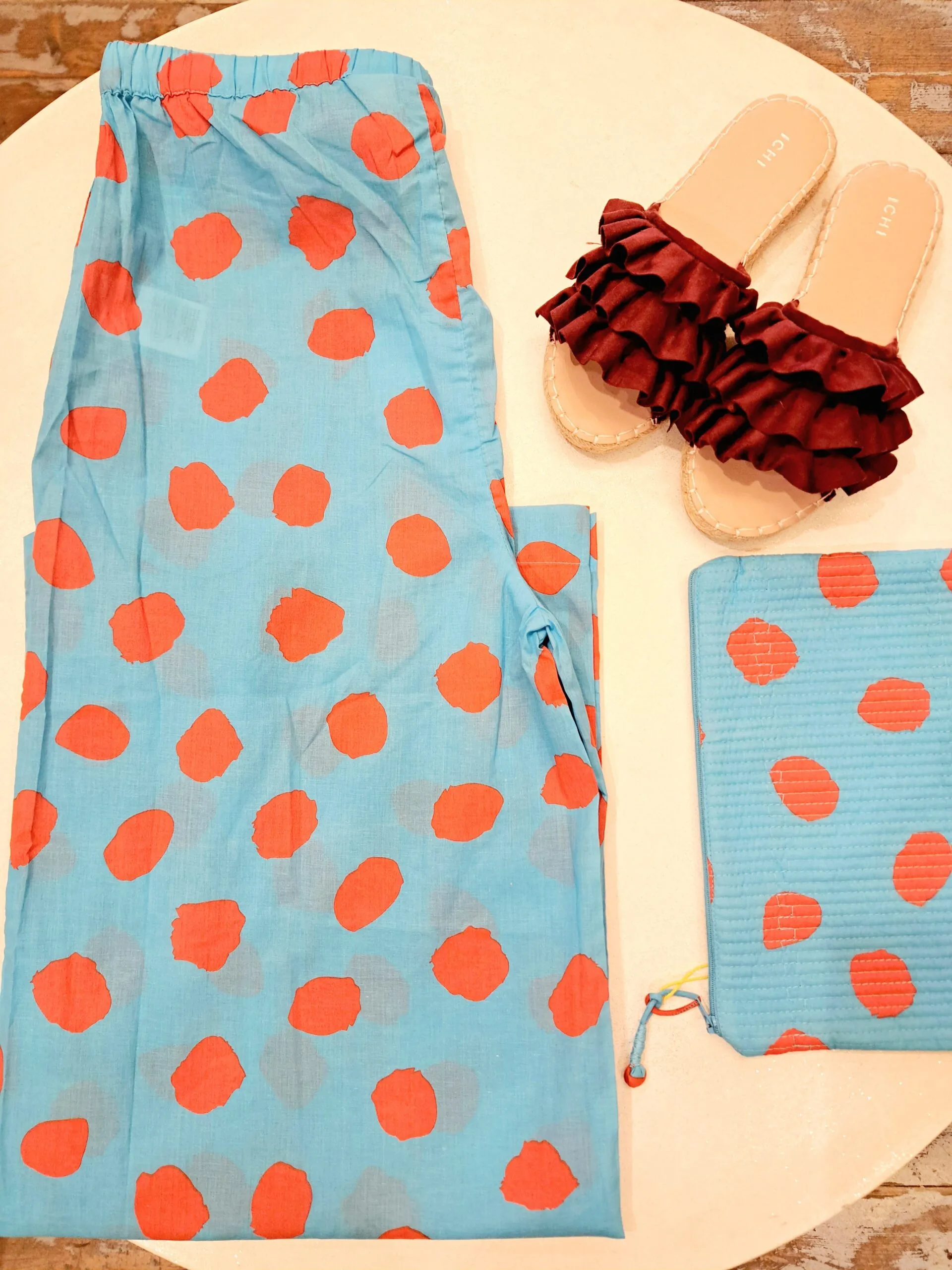 Pantaloni Larghi a Pois Compania Fantastica
