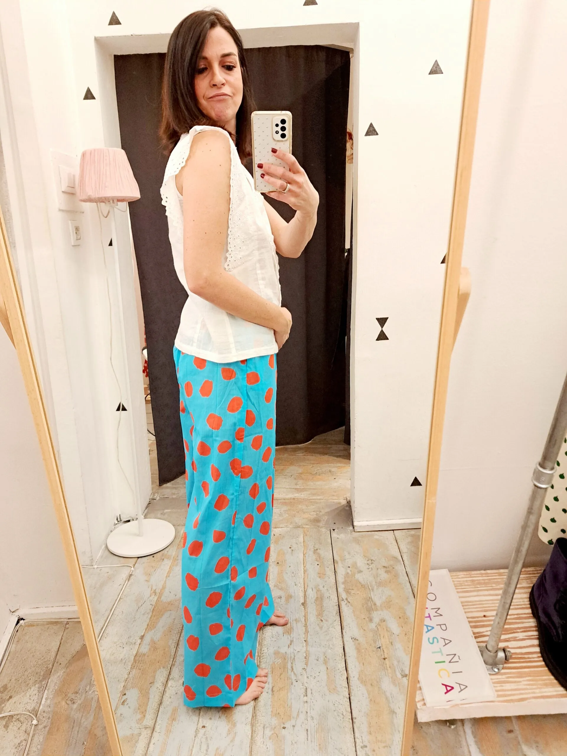 Pantaloni Larghi a Pois Compania Fantastica