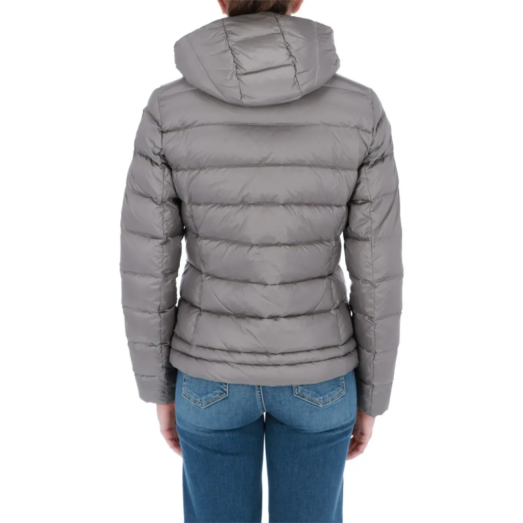 Piumino Blauer Usa Donna Corto Cappuccio 952NA GRIGIO