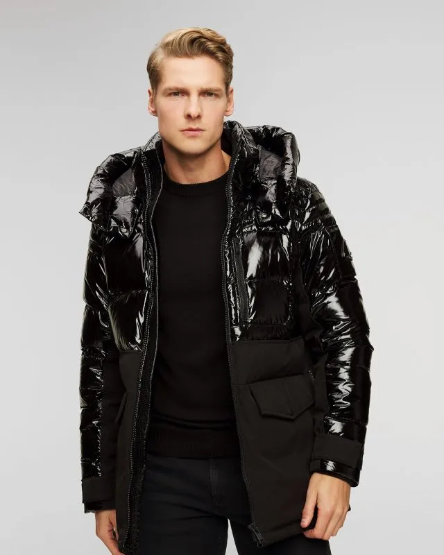 Piumino nero da uomo Moose Knuckles Dugald 2