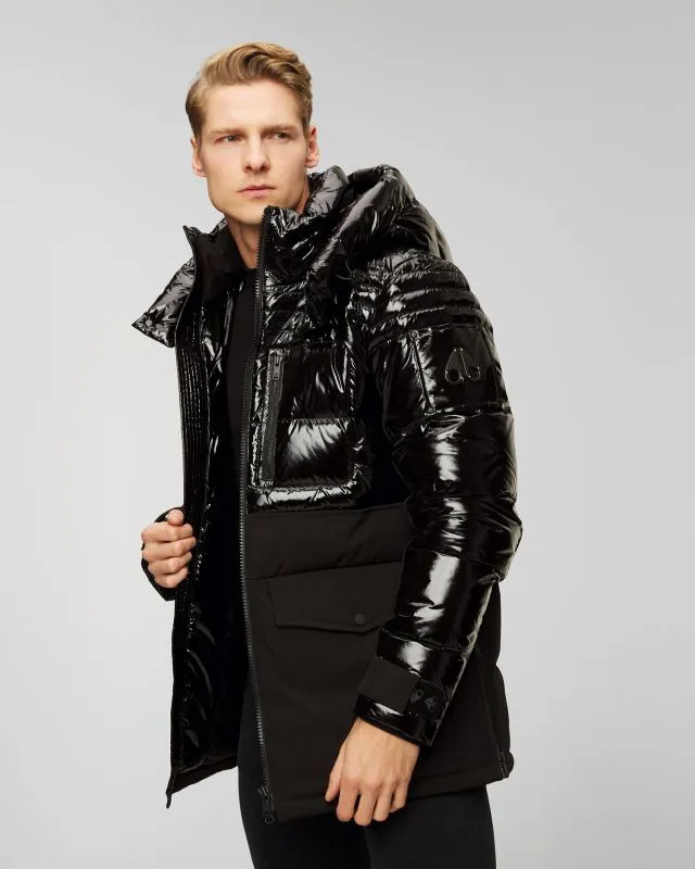 Piumino nero da uomo Moose Knuckles Dugald 2
