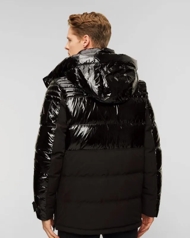 Piumino nero da uomo Moose Knuckles Dugald 2