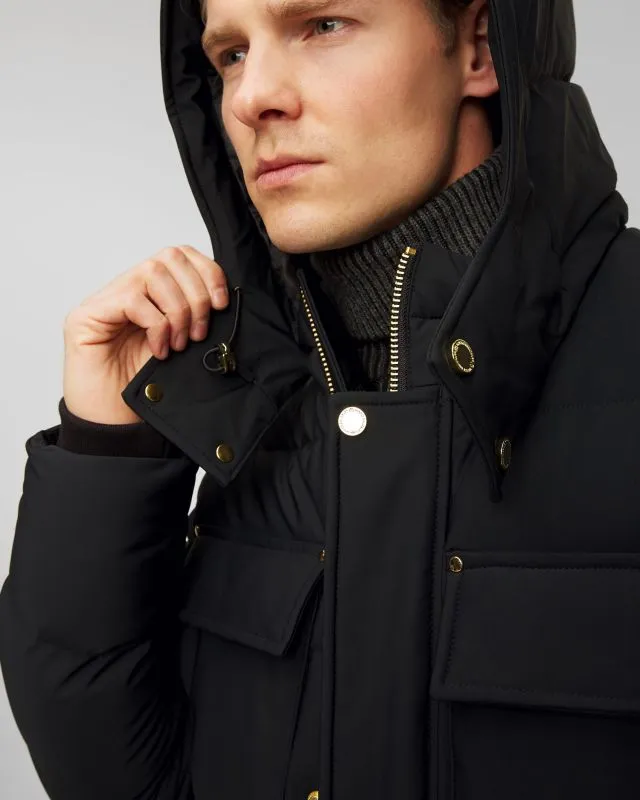 Piumino nero da uomo Moose Knuckles Skillman Jacket
