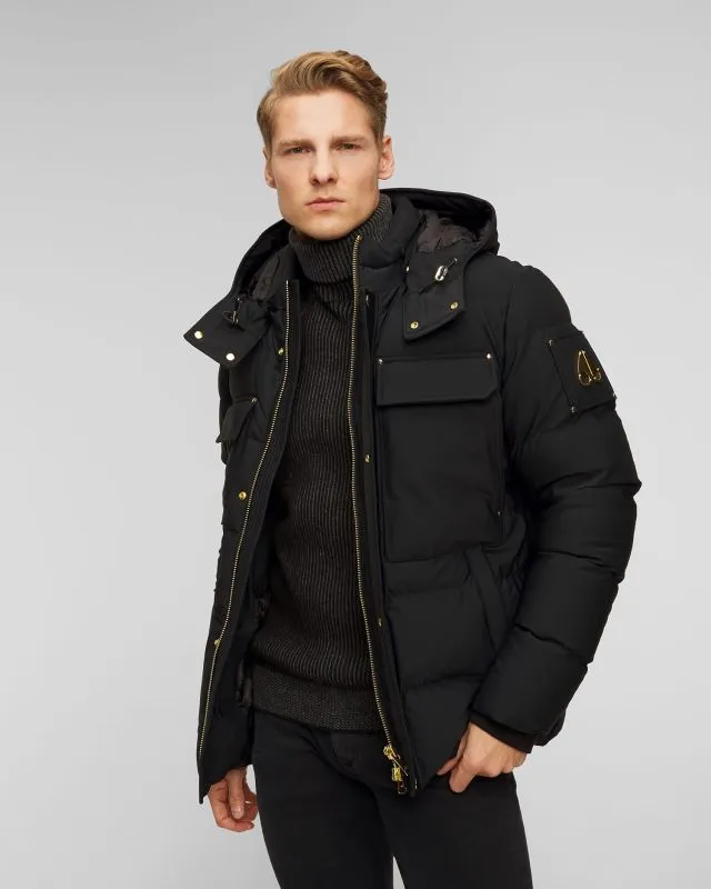 Piumino nero da uomo Moose Knuckles Skillman Jacket