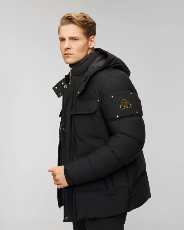 Piumino nero da uomo Moose Knuckles Skillman Jacket