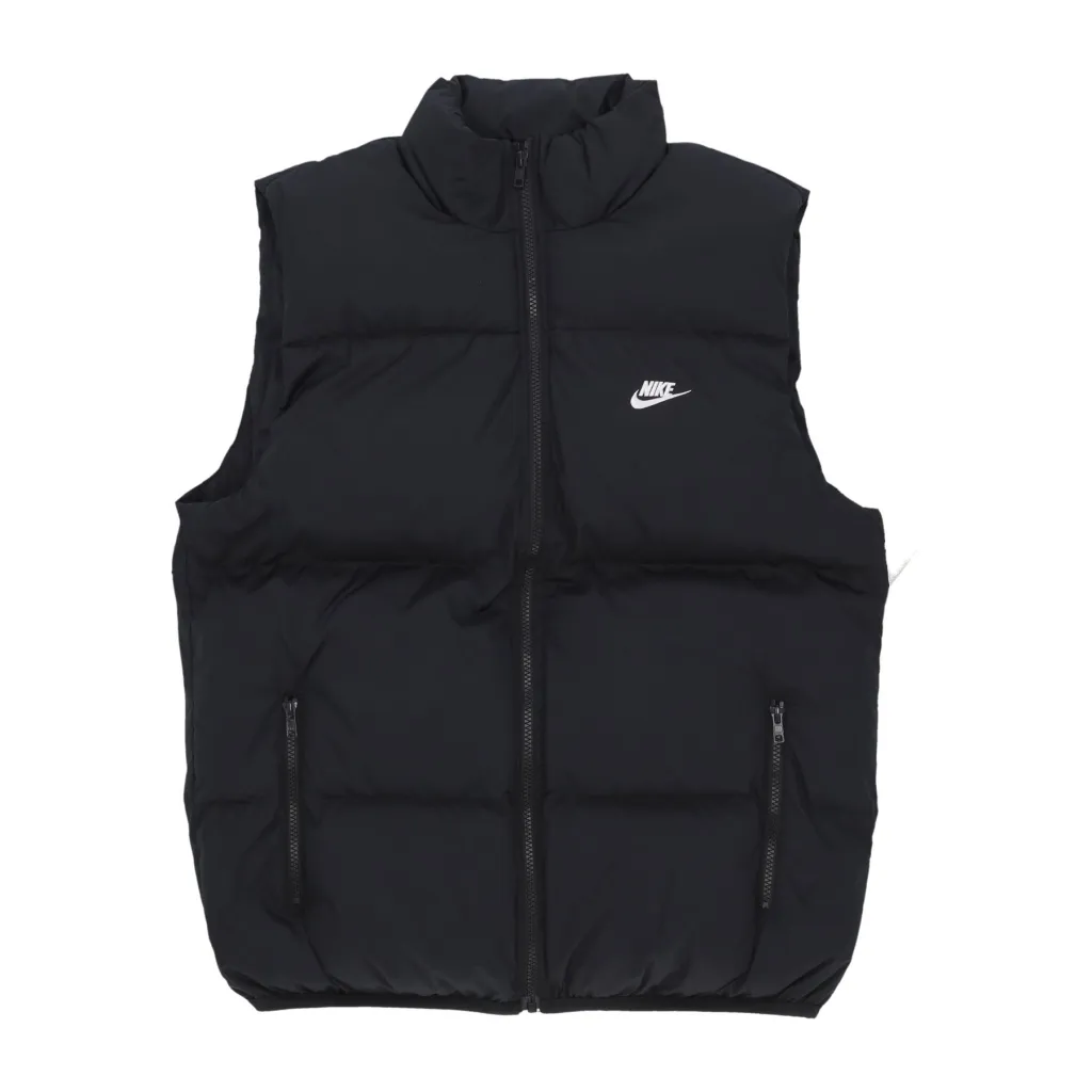 piumino smanicato uomo club puffer vest BLACK/WHITE
