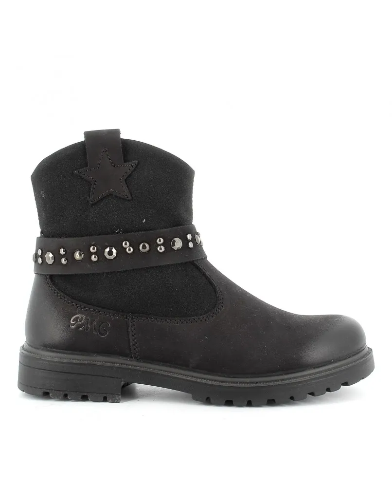 PRIMIGI 6366011 stivaletto stivale bambina pelle con strass