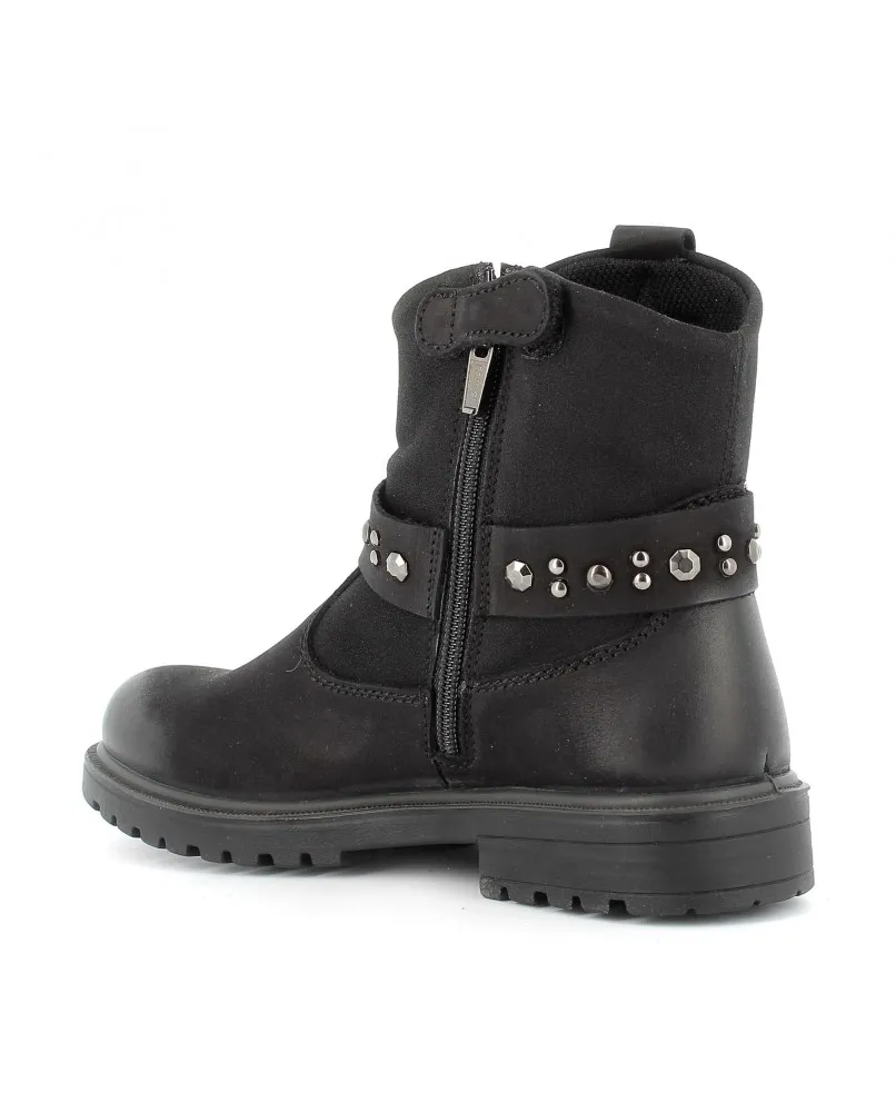 PRIMIGI 6366011 stivaletto stivale bambina pelle con strass
