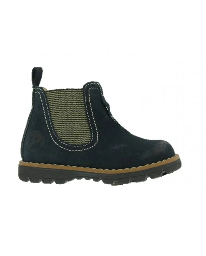 PRIMIGI 6410000 Stivaletto blu pelle scamosciata bambino