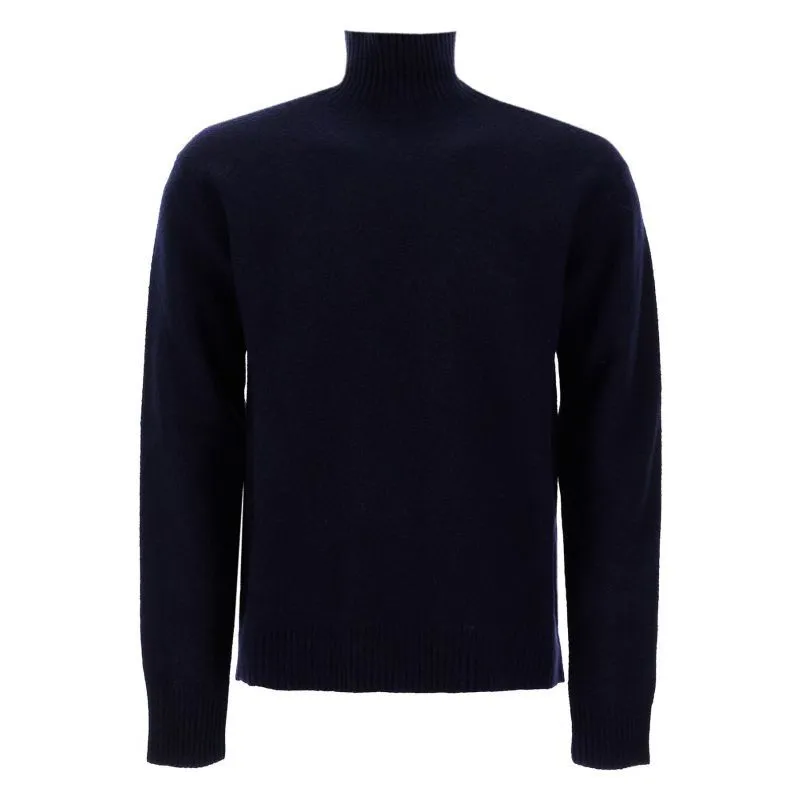 Pullover a collo alto in lana