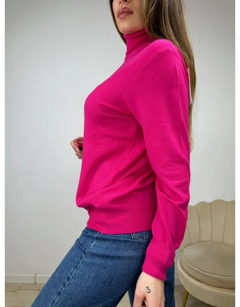 PULLOVER SIMPLY MAXI FUCSIA