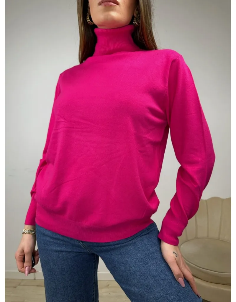 PULLOVER SIMPLY MAXI FUCSIA