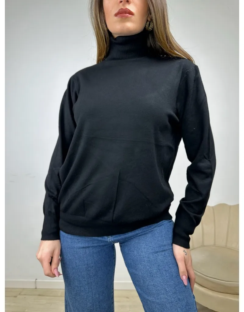 PULLOVER SIMPLY MAXI NERO
