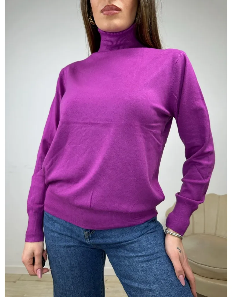 PULLOVER SIMPLY MAXI VIOLA